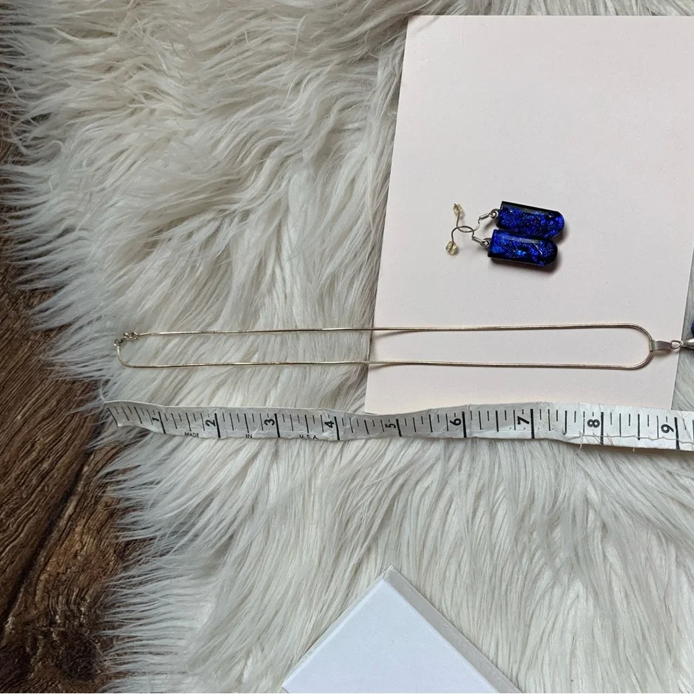 Elegant Blue Jewelry Set - Picture 14 of 14